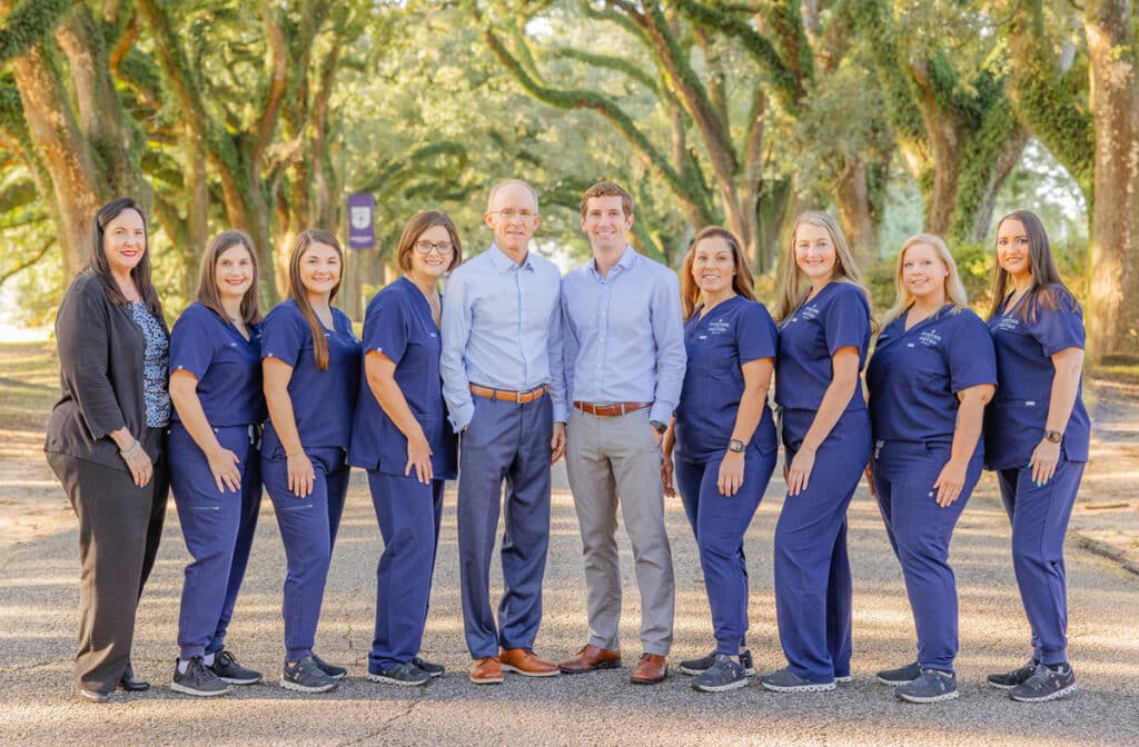 Doctors and staff at Oyster Orthodontics in Mobile and Chatom, AL